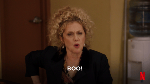 boo dislike gif by unbreakable kimmy schmidt find share on giphy medium