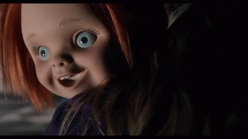 it s eye popping gif chucky scary doll discover share gifs medium