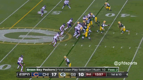 best gifs of the chicago bears vs green bay packers monday night game medium