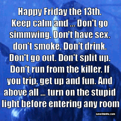 happy friday the 13th keep calm gif quote pictures photos and medium
