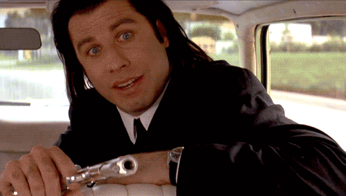 pulp fiction car gif find share on giphy medium