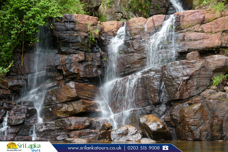 waterfall near nuwara eliya in sri lanka book now http www medium