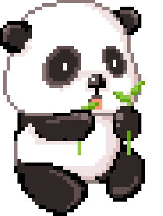 pixel panda tumblr medium