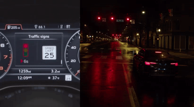 audi is adding a traffic light timer to the dashboard so medium