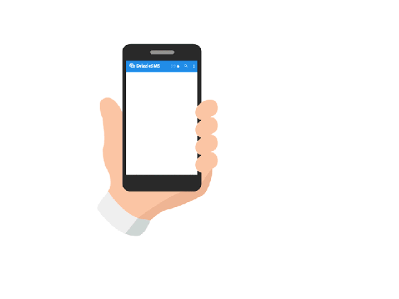drizzle sms mobile app animation by tasos f dribbble medium