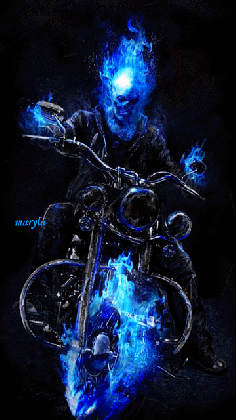 similiar ghost rider blue fire keywords medium