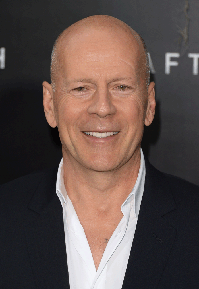 12 eye opening pictures of bald celebrities with hair bruce willis medium