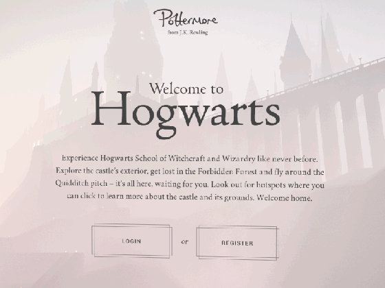 welcome to hogwarts pottermore uplabs medium