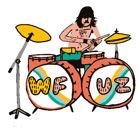 drums drummer sticker by fuzzytown for ios android giphy medium