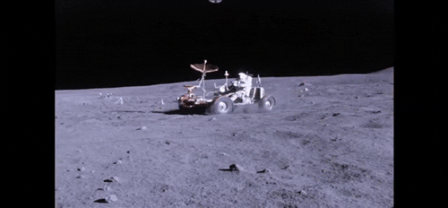 buzz aldrin space gif by digg find share on giphy medium