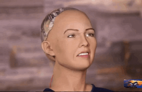 robot sophia gif find share on giphy medium