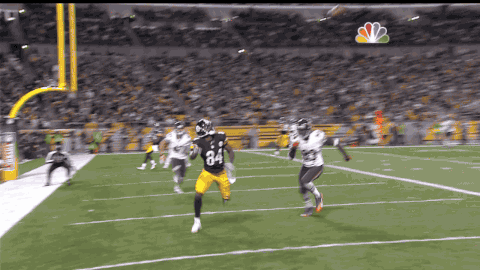 steelers wr antonio brown makes a ridiculous one handed touchdown medium