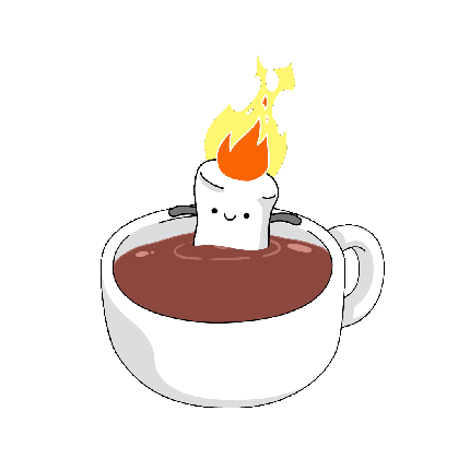 hot chocolate marshmallow sticker by youtube kids for ios medium