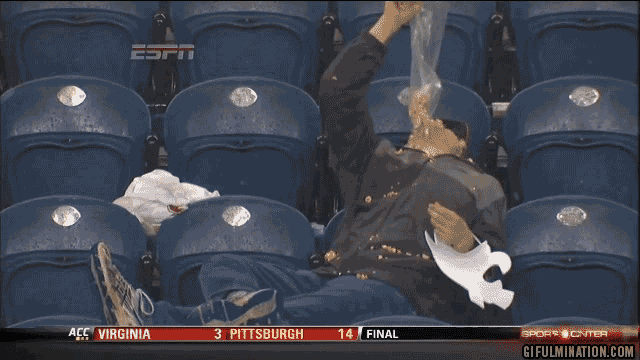 drunk washington state fan really likes popcorn gif total pro sports medium