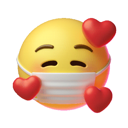 mask love sticker by emoji for ios android giphy medium
