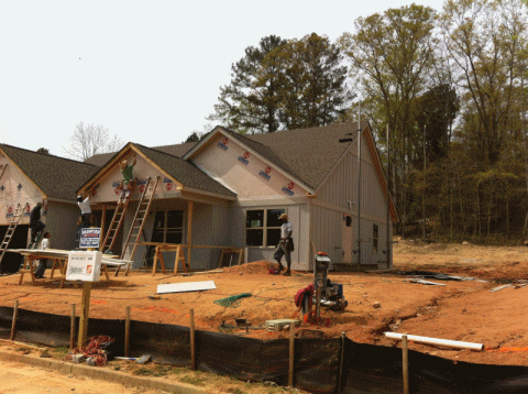 new homes now under construction at creekside at olde town conyers medium
