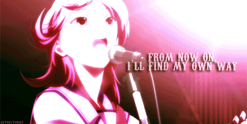 angel beats singing gif find share on giphy medium