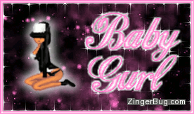 baby gurl doll with pink splatter background glitter graphic medium