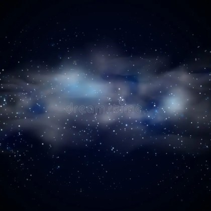 cosmic space black sky background with blue stars nebula at night medium