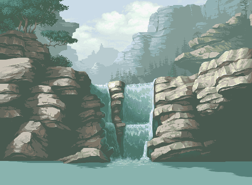 waterfall pixeljoint com medium