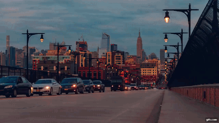 moonrise over new york city and hoboken animated gif medium
