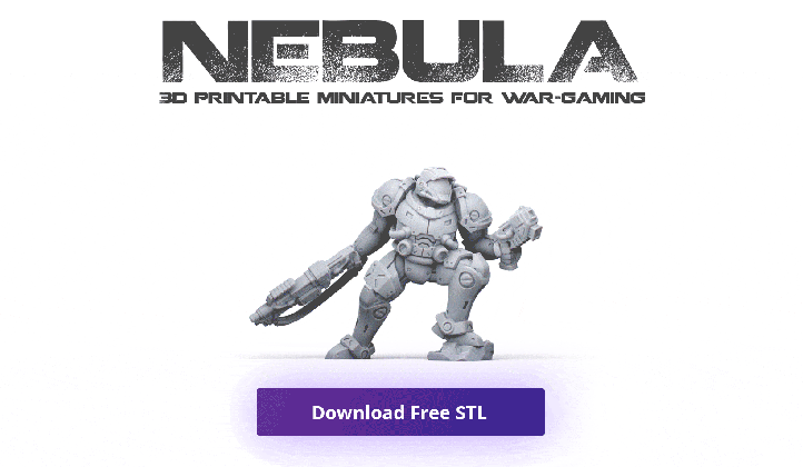 nebula sci fi miniatures for war gaming campaign myminifactory printable browning symbol medium