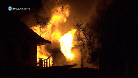 1 escapes blaze that ripped through house under renovation in old medium