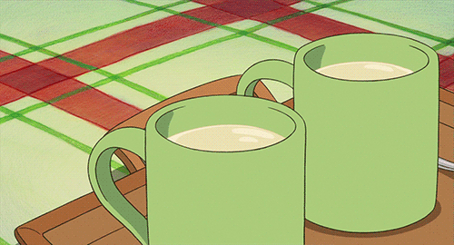 ponyo hot milk tea warm honey studio ghibli the secret medium