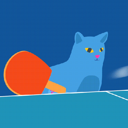 ping pong love gif by m ns swanberg find share on giphy medium