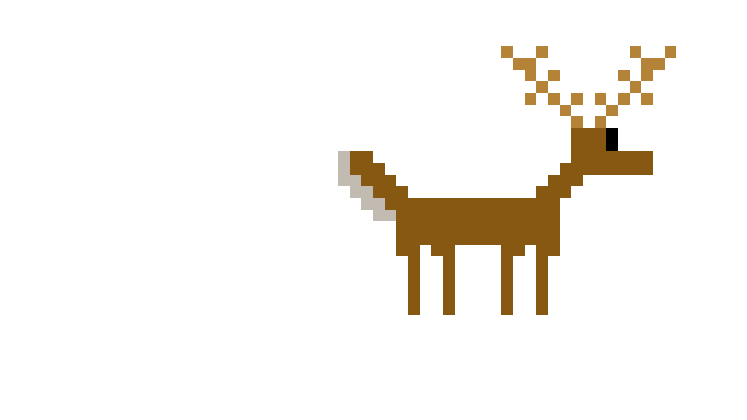 pixilart pixel deer john deer of wisdom by boogywoogums yt medium