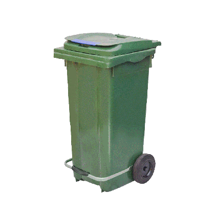r nler plastic waste container holograpic trash can medium