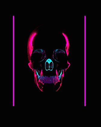 3d skull on behance graphics medium