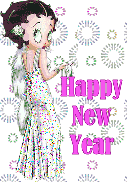 happy new year from betty boop sparkle gif betty boop medium