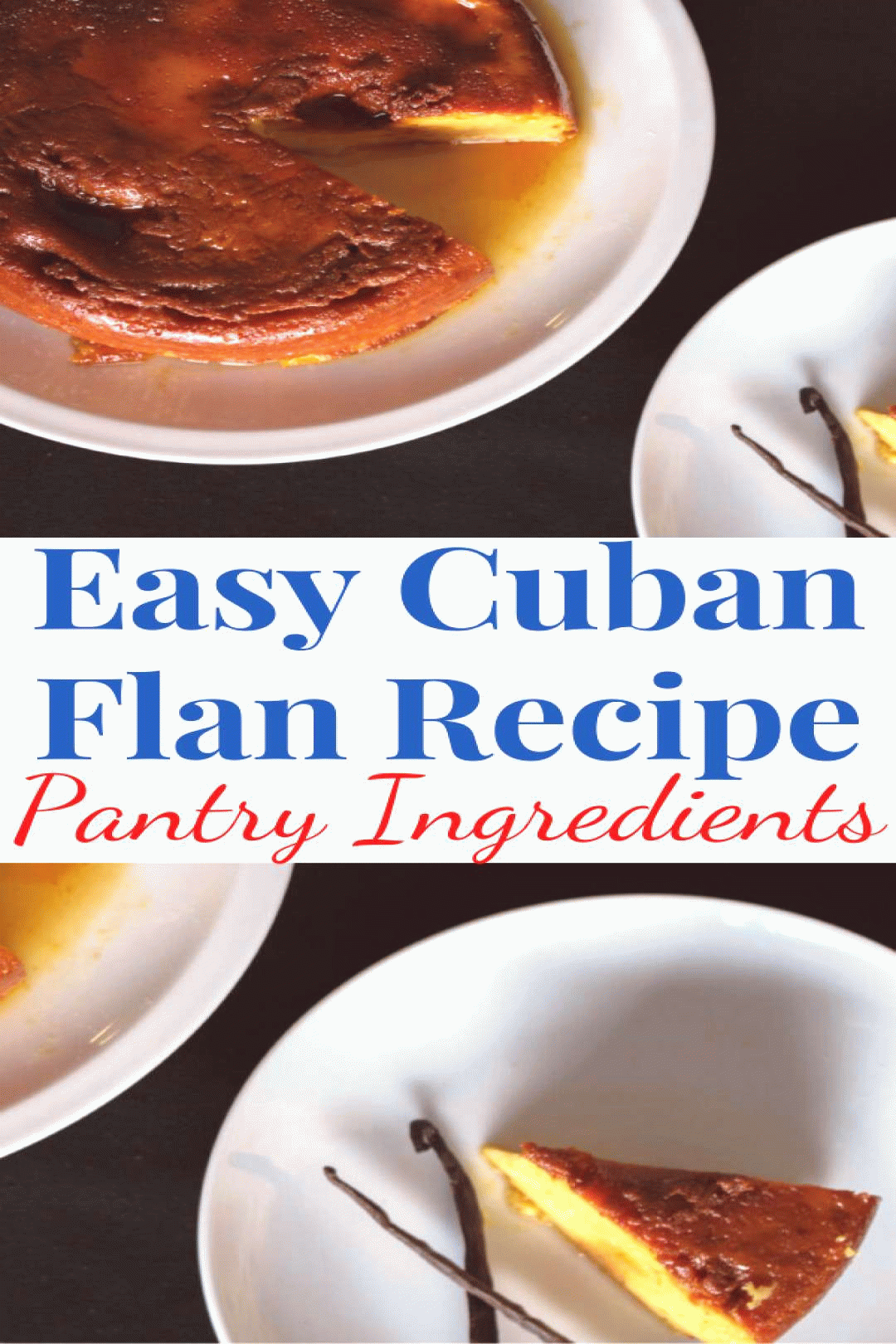 cuban flan recipe authentic try the delicious sweetness of caramel coating on side in 2020 gif medium