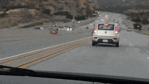 crazy road rage crash caught on camera in california carscoops medium