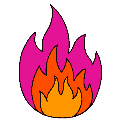 fire flame sticker by mark hill for ios android giphy medium
