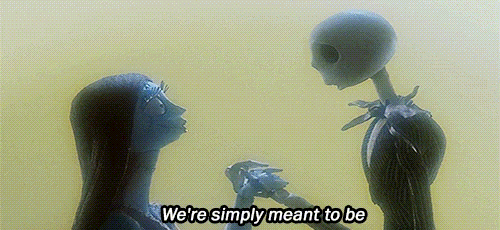 image jack and sally simply meant to be gif the nightmare before medium