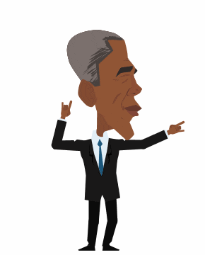 barack obama dancing gif by animatron find share on giphy medium