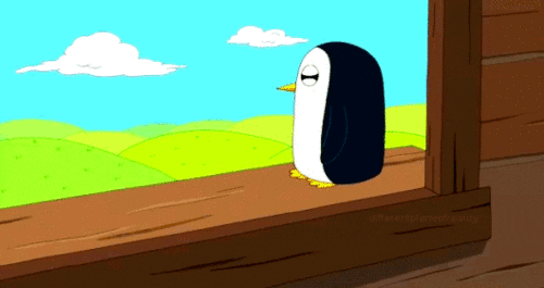 adventure time gunther gif find share on giphy medium