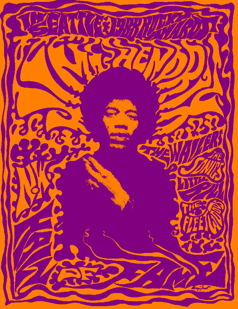 jimi hendrix rare concert posters of the 60 s and 70 s medium