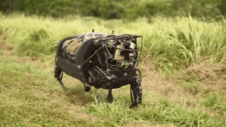 rip bigdog darpa s robotic pack mule medium