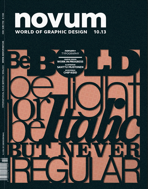 novum germany magazine inspiration pinterest typography medium