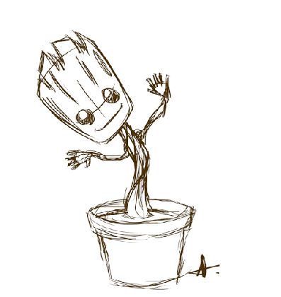 dancing groot gif tumblr colloring pages lowgif medium