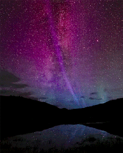 gif sky northern lights pink nature pastel aurora borealis fairy medium
