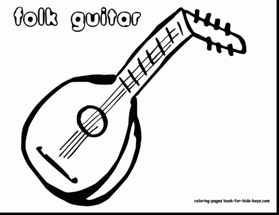 acoustic guitar line drawing at getdrawings com free for personal medium
