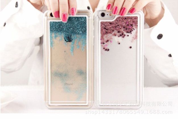 moving stars colorful liquid glitter quicksand 3d bling phone case medium