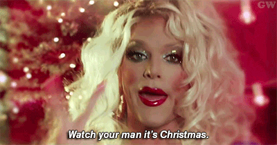 drag queen christmas gif find share on giphy medium