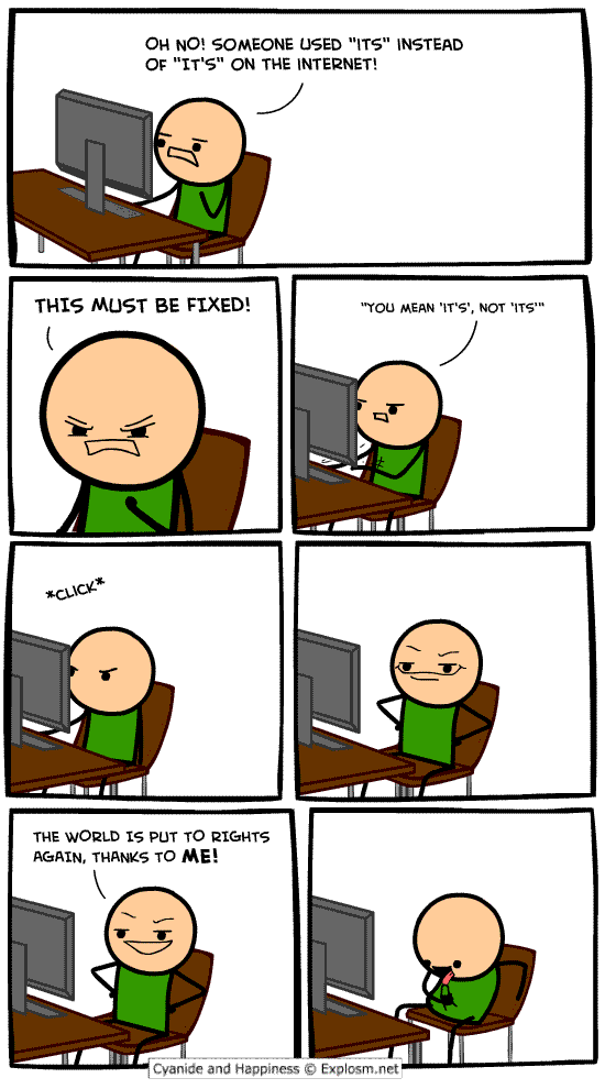 click on this pin to see it animated cyanide and happiness medium