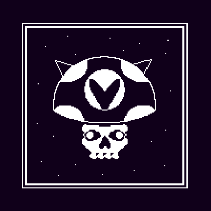 some pixel art i made a while ago but forgot to post here r vinesauce metallica skull logo medium