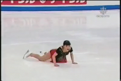 my montage about figure skating falls on make a gif medium